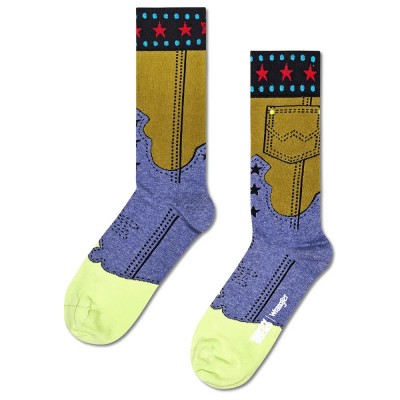 чорапи,мъжки,чорапи,happy,socks,wrangler,jean,genie,crew,socks,multicolor,(dark,green)