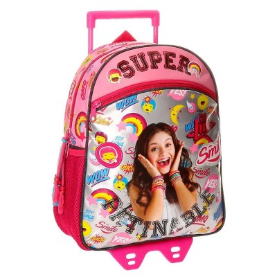 куфари,disney,soy,luna,smile,trolley,bag,pink,(multicolor)