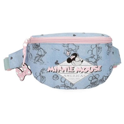 чанта,всички,чанти,disney,minnie,american,darling,waist,bag,blue,(blue)