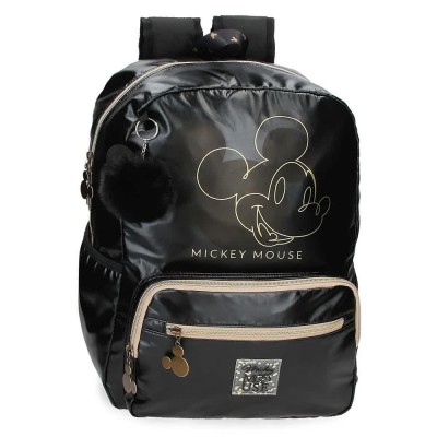 юношеска,раница,раници,disney,mickey,outline,junior,backpack,black