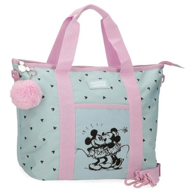 чанта,всички,чанти,disney,mickey,y,minnie,kisses,bag,pink,(blue)