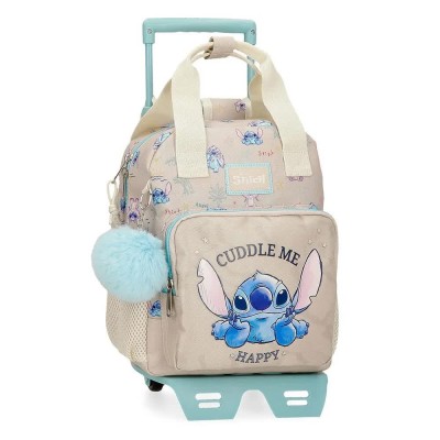 куфари,disney,stitch,cuddle,me,happy,28,cm,trolley,bag,beige,(beige)