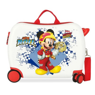 куфари,disney,mickey,joy,34l,trolley,bag,white,(multicolor)