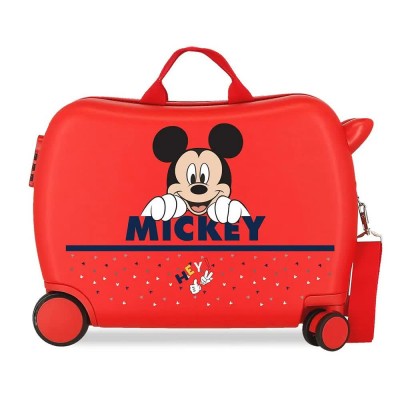 куфари,disney,happy,mickey,34l,trolley,bag,red,(red)