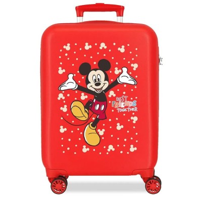 куфари,disney,mickey,best,friends,together,50,cm,33l,trolley,bag,red,(red)