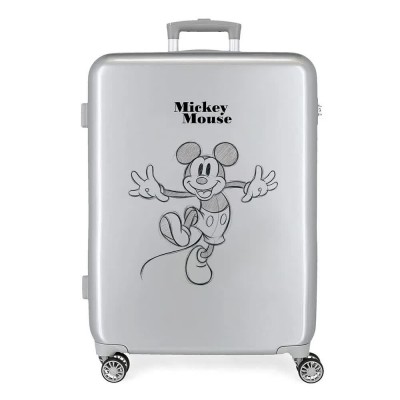 куфари,disney,100,joyful,mickey,happy,70,cm,81l,trolley,bag,grey