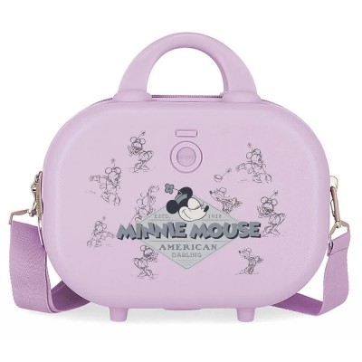 несесер,тоалетни,принадлежности,disney,100,happiness,wash,bag,purple