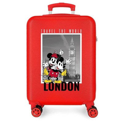 куфари,disney,mickey,y,minnie,londres,55,cm,34l,trolley,bag,red