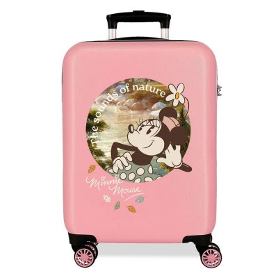 куфари,disney,minnie,the,sound,of,nature,55,cm,34l,trolley,bag,pink