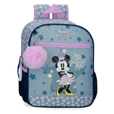 юношеска,раница,раници,disney,minnie,style,28,cm,junior,backpack,blue,(blue)