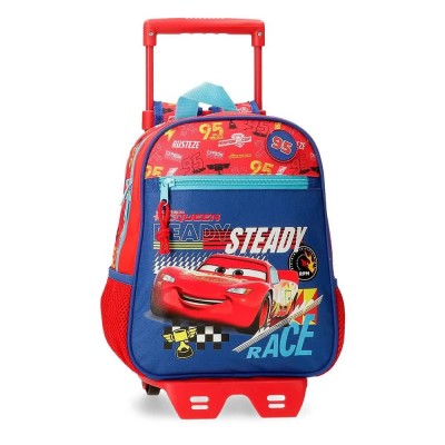 куфари,disney,cars,lets,race,trolley,bag,red