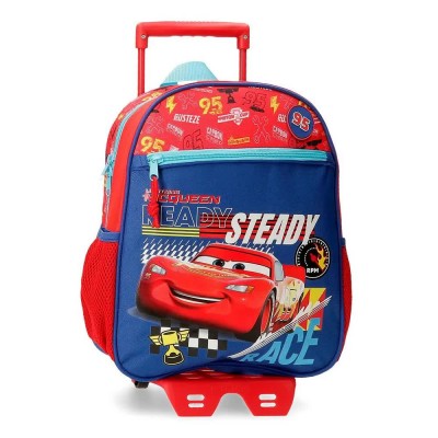 куфари,disney,cars,lets,race,33,cm,trolley,bag,red