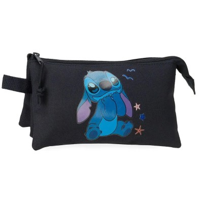 канцеларски,принадлежности,disney,stitch,excited,pencil,case,black
