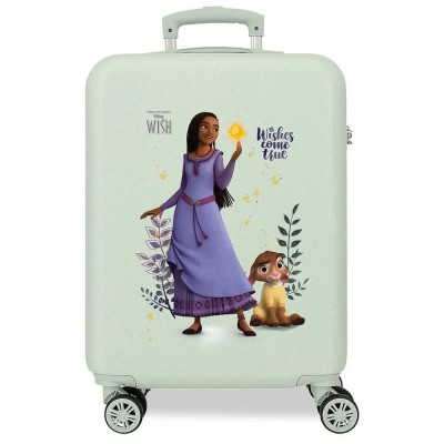 куфари,disney,wishes,come,true,55,cm,34l,trolley,bag,green