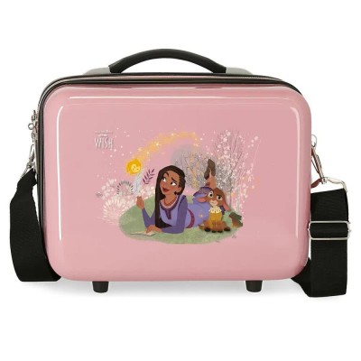 несесер,тоалетни,принадлежности,disney,make,a,wish,wash,bag,pink
