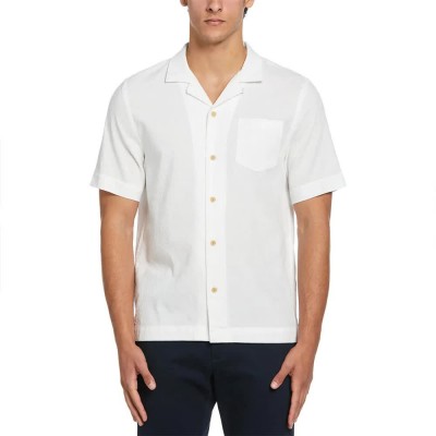риза,с,къс,ръкав,мъжки,ризи,original,penguin,camp,cotton,textured,dobby,short,sleeve,shirt,white