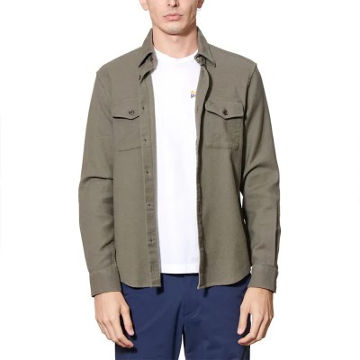 риза,с,дълъг,ръкав,мъжки,ризи,original,penguin,cloth,loopback,overshirt,long,sleeve,shirt,green