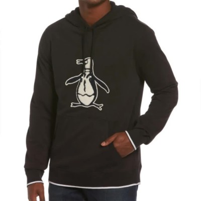 суичър,мъжки,пуловери,original,penguin,organic,boucle,pete,fleece,hoodie,black