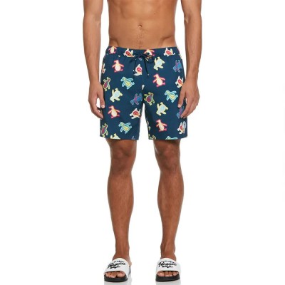 бански,гащета,мъжки,бански,костюми,original,penguin,volley,recycled,aop,tumble,pete,swimming,shorts,blue