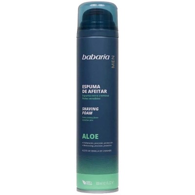 бръснене,babaria,shaving,foam,aloe,sensitive,skin,300ml,multicolor