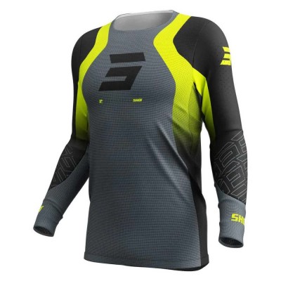 блуза,с,дълъг,ръкав,мъжки,тениски,дамски,тениски,shot,aerolite,ultra,long,sleeve,jersey,grey,(neon,yellow)