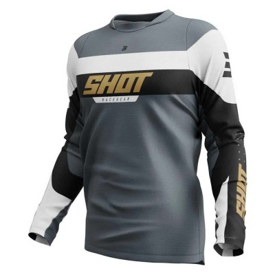 блуза,с,дълъг,ръкав,мъжки,тениски,дамски,тениски,shot,devo,league,long,sleeve,jersey,grey,(gold)