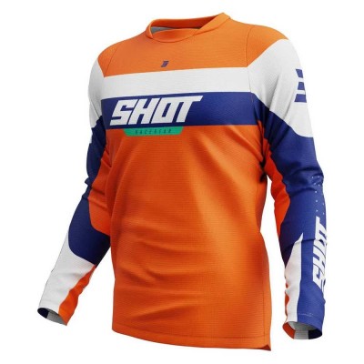 блуза,с,дълъг,ръкав,мъжки,тениски,дамски,тениски,shot,devo,league,long,sleeve,jersey,orange,(orange)