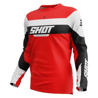 блуза,с,дълъг,ръкав,мъжки,тениски,дамски,тениски,shot,devo,league,long,sleeve,jersey,red,(red)