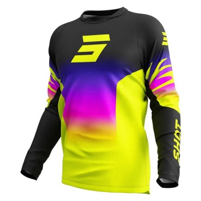 блуза,с,дълъг,ръкав,мъжки,тениски,дамски,тениски,shot,devo,x,trem,long,sleeve,jersey,yellow,(neon,yellow)