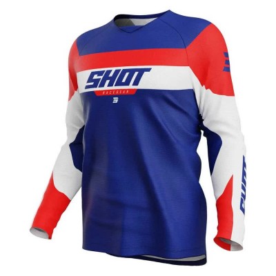 блуза,с,дълъг,ръкав,мъжки,тениски,дамски,тениски,shot,draw,league,long,sleeve,jersey,blue,(blue,red)