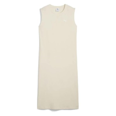 рокля,дамски,поли,и,рокли,puma,ess,short,sleeve,dress,beige,(alpine,snow)