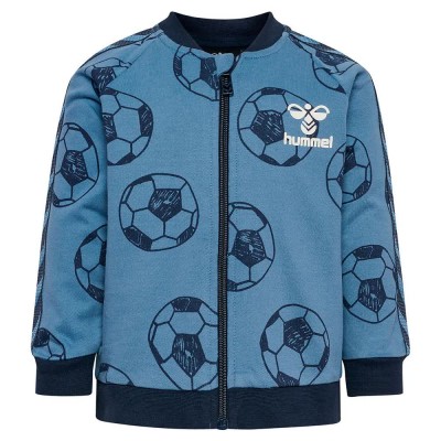 блуза,детски,блузи,hummel,ball,full,zip,sweatshirt,blue,(4250)