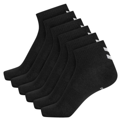 чорапи,мъжки,чорапи,hummel,chevron,socks,6,pairs,black,(black,black)