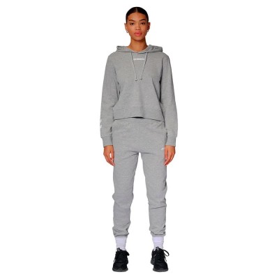 суичър,дамски,блузи,hummel,elemental,cropped,hoodie,grey,melange,(grey)