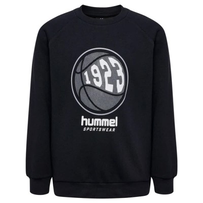 блуза,детски,блузи,hummel,loksi,sweatshirt,black