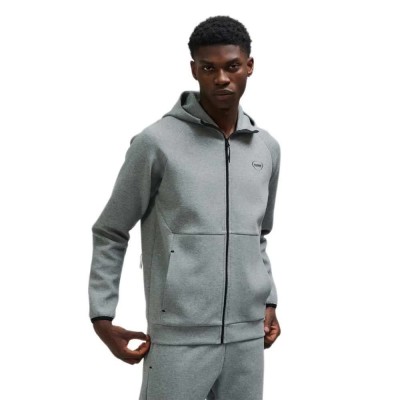поларена,блуза,мъжки,пуловери,hummel,tech,fleece,regular,full,zip,sweatshirt,grey,(grey,melange)