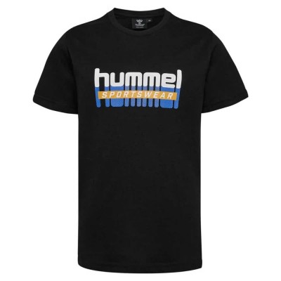 тениска,детски,тениски,hummel,tukas,short,sleeve,t,shirt,black