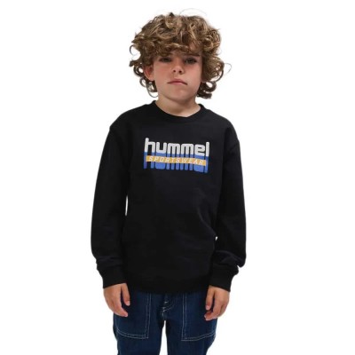блуза,детски,блузи,hummel,tukas,sweatshirt,black