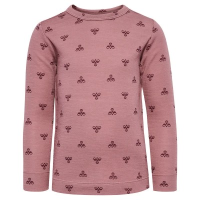 тениска,детски,тениски,hummel,vilmo,long,sleeve,t,shirt,pink