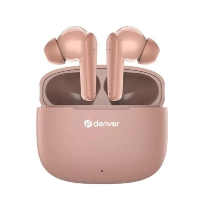 слушалки,слушалки,denver,twe,48w,tws,wireless,earphones,pink