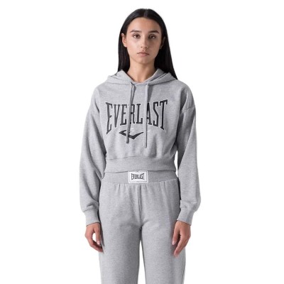 суичър,дамски,блузи,everlast,cropped,logo,hoodie,grey,(grey,melange)