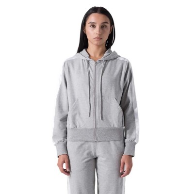 блуза,дамски,блузи,everlast,felpa,strechech,inserts,full,zip,sweatshirt,grey,(grey,melange,off,white)