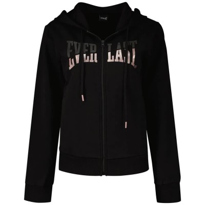 блуза,дамски,блузи,everlast,felpa,strechetch,full,zip,sweatshirt,black