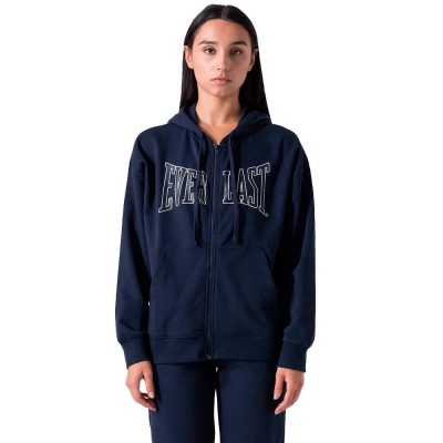 блуза,дамски,блузи,everlast,logo,full,zip,sweatshirt,blue,navy,(blue)