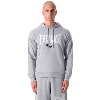поларена,блуза,мъжки,пуловери,everlast,unbrushed,fleece,logo,sweatshirt,grey,melange,(grey)