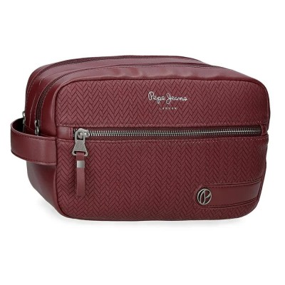 несесер,тоалетни,принадлежности,pepe,jeans,420072412,sprig,burgundy,wash,bag,red