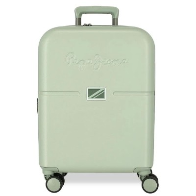 куфари,pepe,jeans,accent,anthracite,55,cm,37l,trolley,bag,green,vintage,(green)