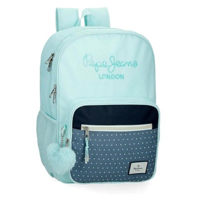 юношеска,раница,раници,pepe,jeans,adaptdalma,40,cm,14l,junior,backpack,blue