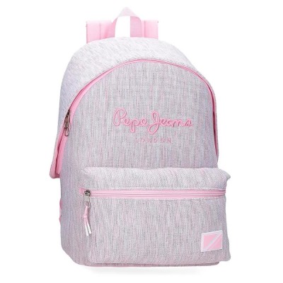 юношеска,раница,раници,pepe,jeans,adapt.,miri,44,cm,23l,junior,backpack,pink