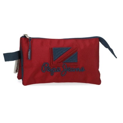 канцеларски,принадлежности,pepe,jeans,chest,pencil,case,red,(navy,blue)